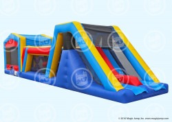 45 bounce house obstacle 2 1641496622 1 45' Bounce House Obstacle