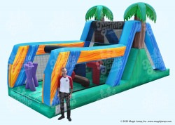 45 tropical bounce house obstacle 3 1641489322 1 45' Tropical Bounce House Obstacle