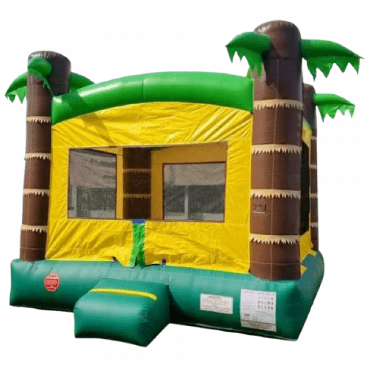 Palm Tree Tropical Bounce House (small)