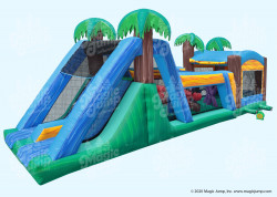 45 tropical bounce house obstacle 2 1641489322 45' Tropical Bounce House Obstacle