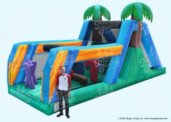 45 tropical bounce house obstacle 3 1641489322 45' Tropical Bounce House Obstacle