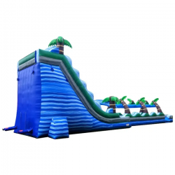 65 foot double lane inflatable water slide tropical marble7 169938 1 65’ TROPICAL SLIP AND SLIDE