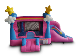 Mini Enchanted Bounce Slide 1 1739395889 Mini Enchanted Bounce House Slide