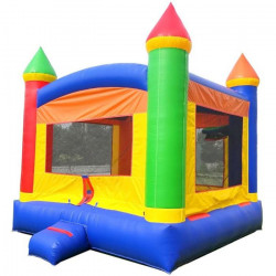 inflatable bounce house crossover rainbow image4 1 1 1643824571 Galaxy Rainbow Bounce House (Small)