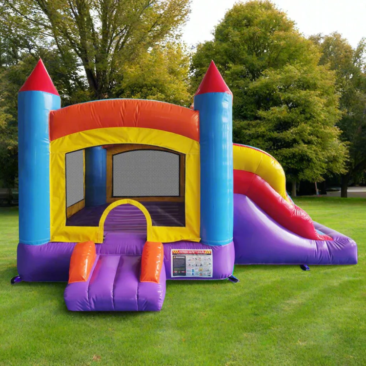 Mini Castle Bounce House Slide