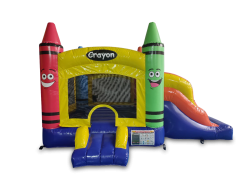 MiniCrayonBounceandSlide 1 1751399619 Mini Crayon Bounce House Slide