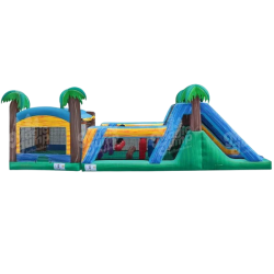 Untitled20design2021 1646852322 45' Tropical Bounce House Obstacle