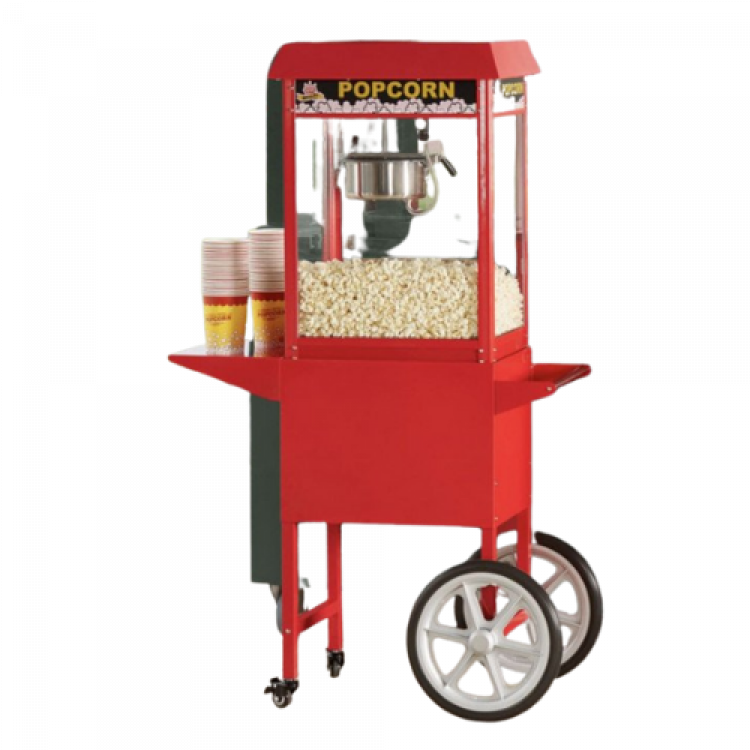 Popcorn Machine with Cart  (12 oz)