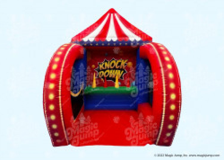 Knock Down Carnival Game