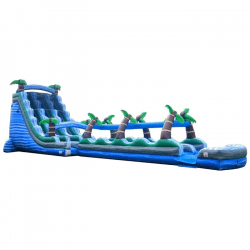65 foot double lane inflatable water slide tropical marble2 169938 3 65’ TROPICAL SLIP AND SLIDE