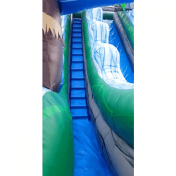 65 foot double lane inflatable water slide tropical marble4 169938 3 65’ TROPICAL SLIP AND SLIDE