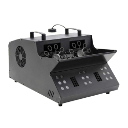 Bubble Fog Machine with LED Lights 3 In 1 Double Bubble