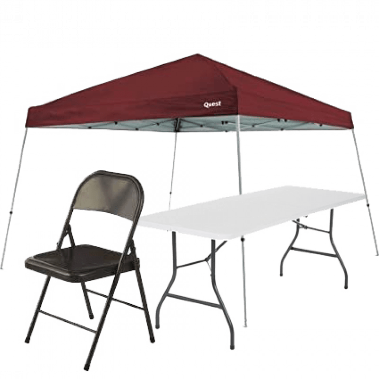 Tents, Chairs and Tables