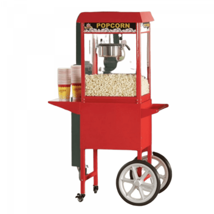 Popcorn Machine with Cart  (12 oz)